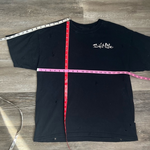 VNTG Y2K Salt Life custom distressed tee - Picture 11 of 11